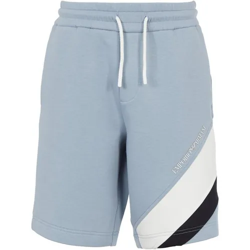 Emporio Armani Bold Logo Shorts - Blue