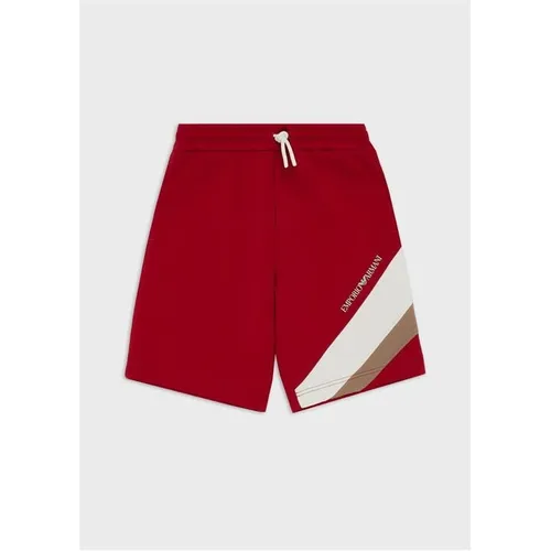 Emporio Armani Bold Logo Shorts - Red