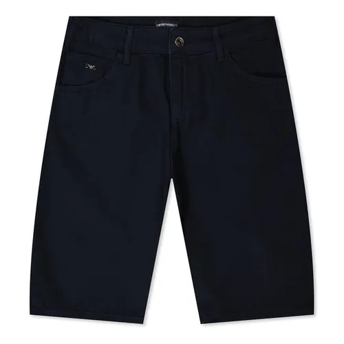 Emporio Armani Boys Logo Shorts - Blue