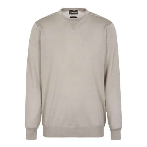Emporio Armani , Boys' Stylish Jersey Sweatshirt ,Beige male, Sizes: