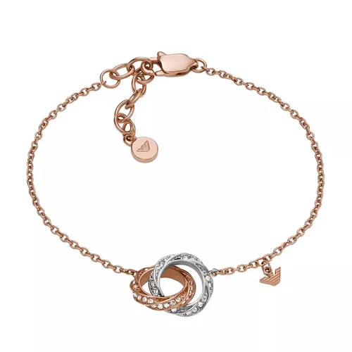 Emporio Armani Bracelets - Stainless Steel Chain Bracelet - gold - Bracelets for ladies