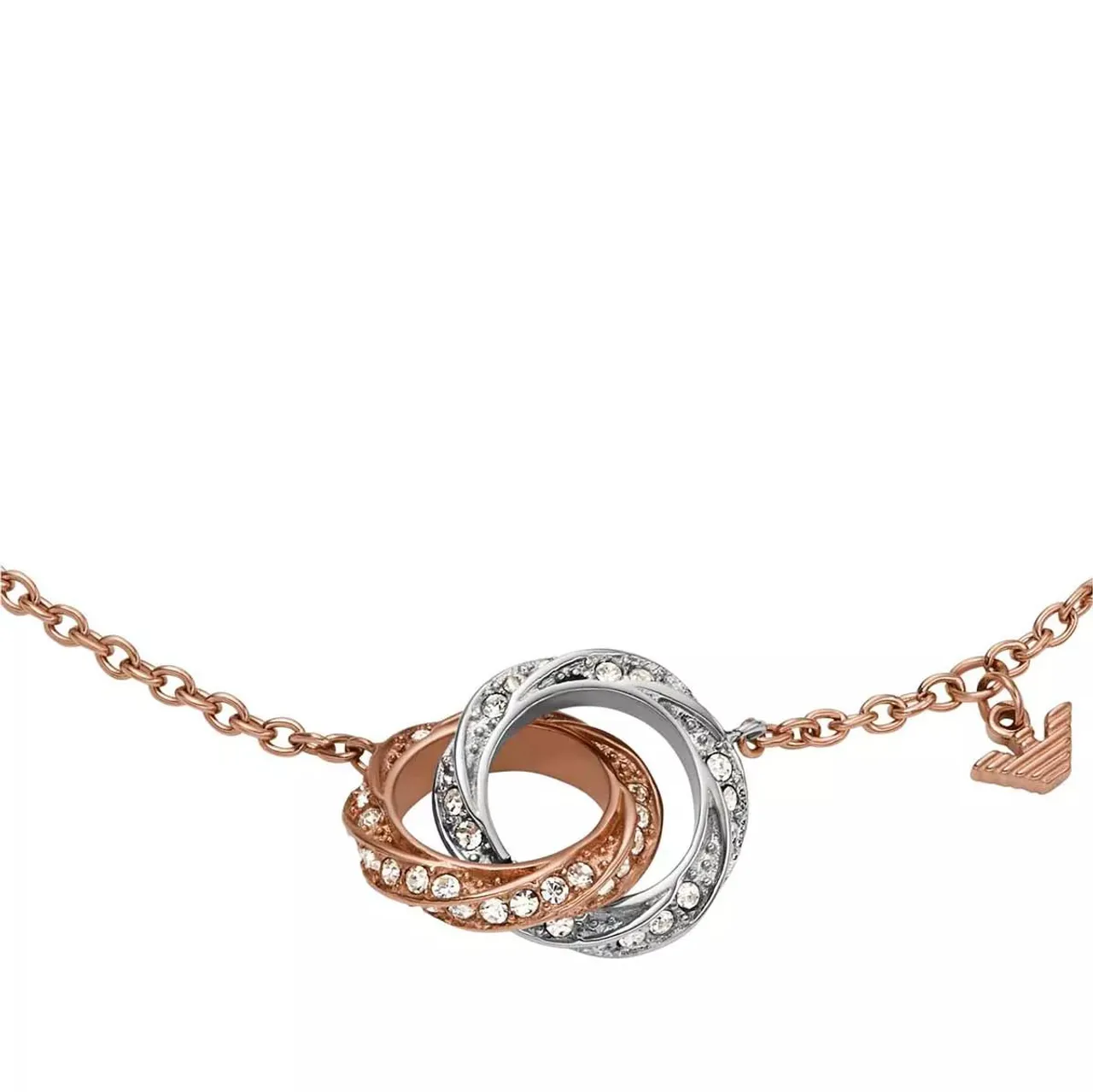Emporio Armani Bracelets - Stainless Steel Chain Bracelet - gold - Bracelets for ladies