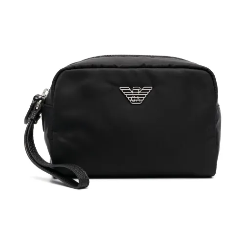 Emporio Armani , Classic Black Wallets for the Modern Woman ,Black female, Sizes: ONE SIZE
