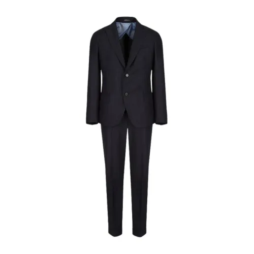 Emporio Armani , Classic Wool Suit Set ,Blue male, Sizes: