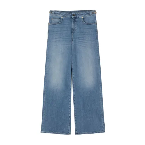 Emporio Armani , Clear Blue Jeans ,Blue female, Sizes: