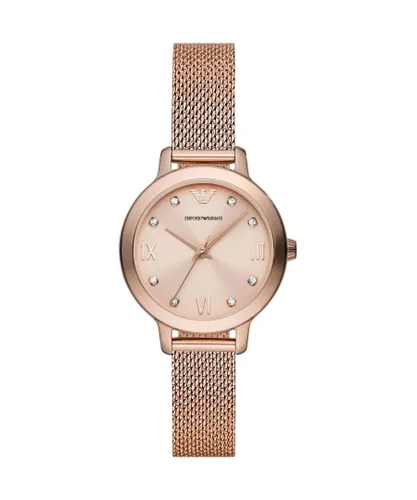 Emporio Armani Cleo WoMens Rose Gold Watch AR11512 Stainless Steel (archived) - One Size