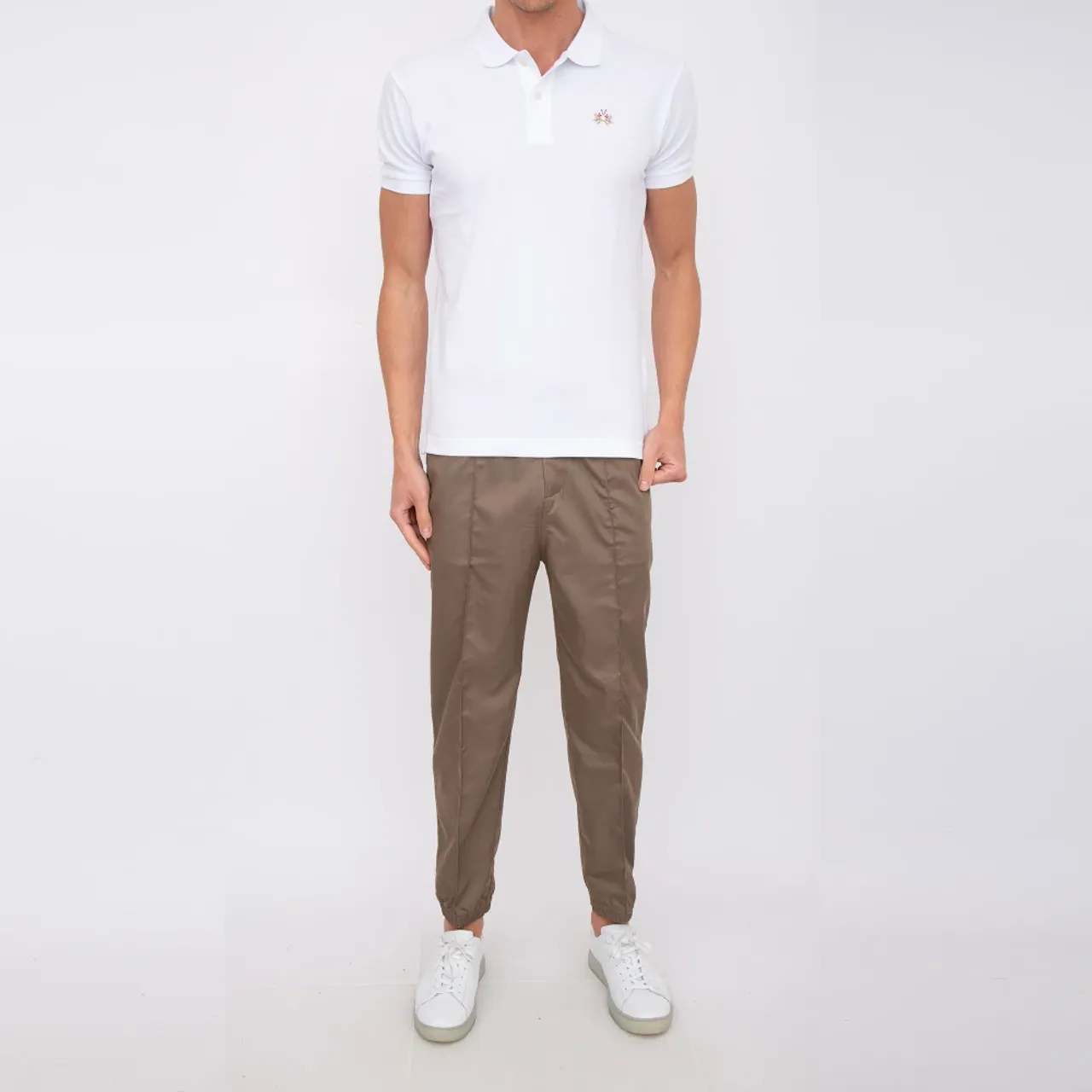 Emporio Armani , Comfortable and Stylish Pantaloni Fango Joggers ,Brown male, Sizes: