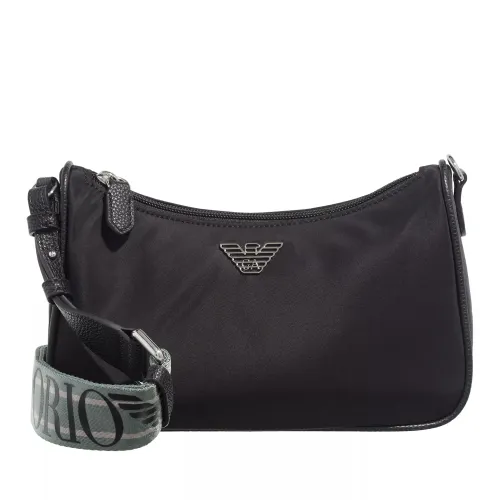 Emporio Armani Crossbody Bags - Shoulder Bag M Nylon Riciclato - purple - Crossbody Bags for ladies