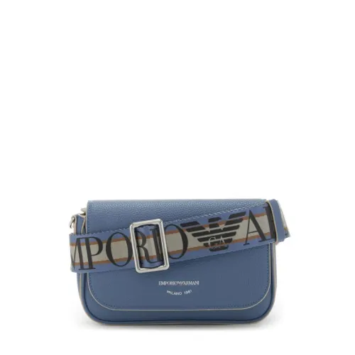 Emporio Armani , Denim/Cipria Mini Bag ,Blue female, Sizes: ONE SIZE