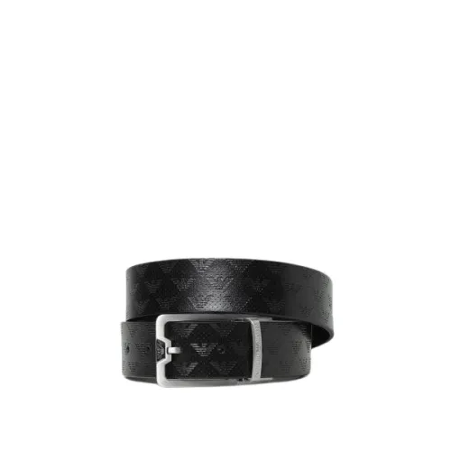 Emporio Armani , Designer Belts Collection ,Black male, Sizes: ONE