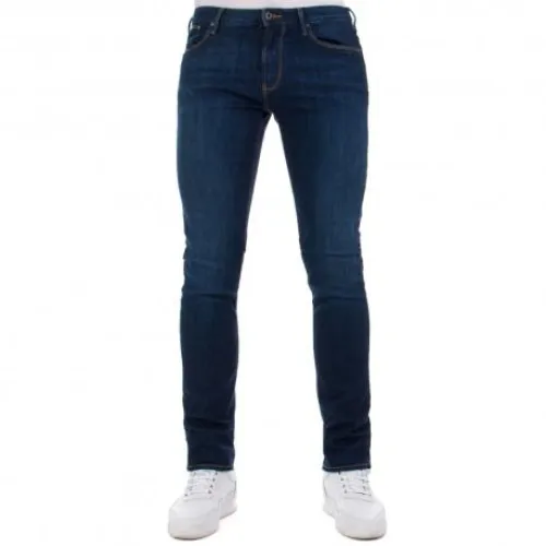 Emporio Armani , Dry Fit Slim Jeans ,Blue male, Sizes: