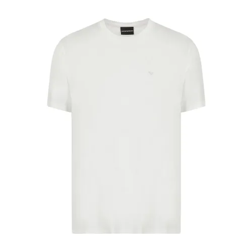 Emporio Armani , Dynamic Travel T-Shirt ,White male, Sizes:
