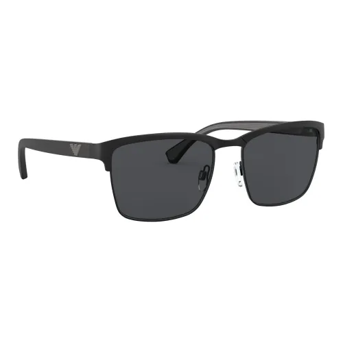 Emporio Armani , EA 2087 301487 Sunglasses - Matte Black ,Black male, Sizes: