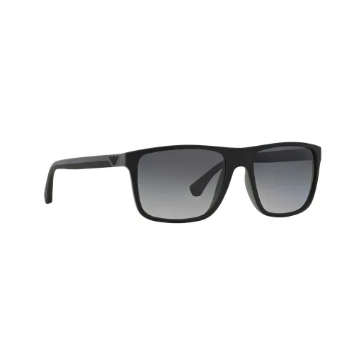 Emporio Armani , EA 4033 5229T3 56 Polarized Sunglasses ,Black male, Sizes: