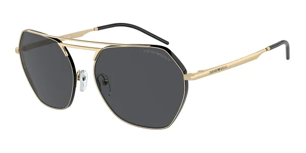 Emporio Armani EA2148 Polarized 301387 Women's Sunglasses Gold Size 56