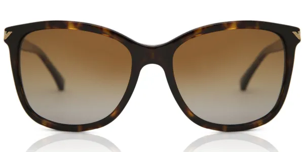 Emporio Armani EA4060 Polarized 5026T5 Women's Sunglasses Tortoiseshell Size 56