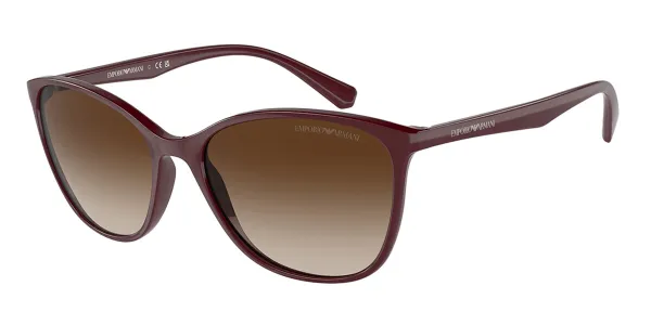 Emporio Armani EA4073 557613 Women's Sunglasses Burgundy Size 56