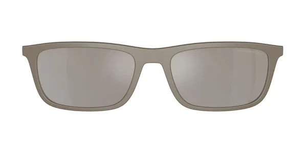 Emporio Armani EA4160C Clip-On Only 54376G Men's Sunglasses Brown Size 55