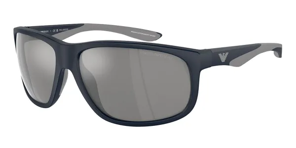 Emporio Armani EA4199U Polarized 5088Z3 Men's Sunglasses Blue Size 65