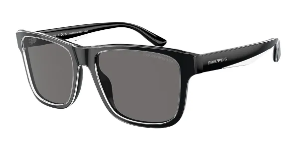 Emporio Armani EA4208 Polarized 605187 Men's Sunglasses Black Size 56