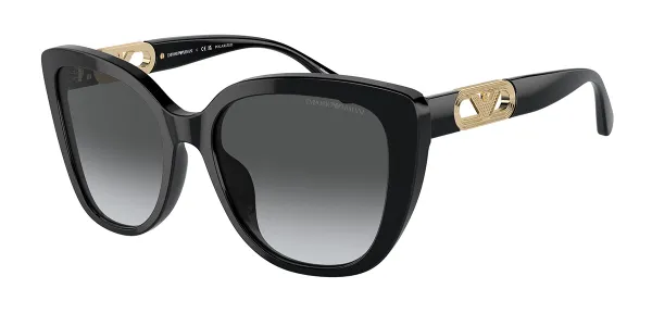 Emporio Armani EA4214U Polarized 50178G Women's Sunglasses Black Size 54