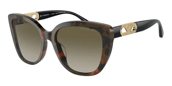 Emporio Armani EA4214U Polarized 60608E Women's Sunglasses Tortoiseshell Size 54