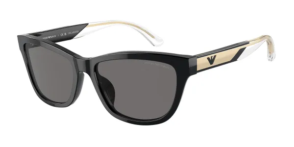 Emporio Armani EA4227U Polarized 501787 Women's Sunglasses Black Size 56