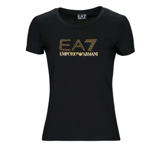 Emporio Armani EA7  8NTT67-TJDQZ  women's T shirt in Black