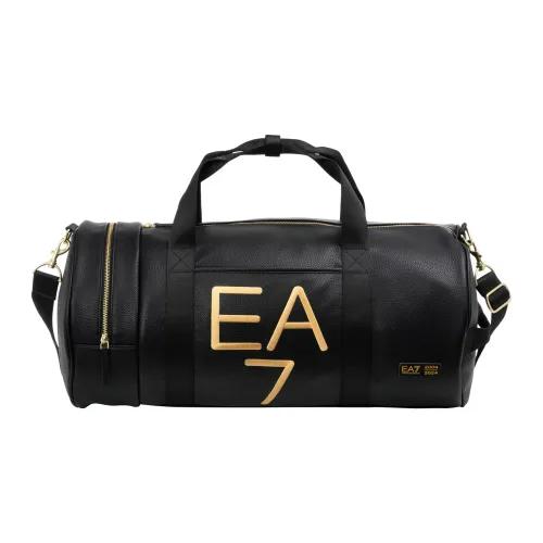 Emporio Armani EA7 , Adjustable Soccer Gym Bag ,Black male, Sizes: ONE SIZE