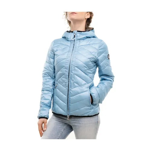 Emporio Armani EA7 , Ardor7 Down Jacket ,Blue female, Sizes:
