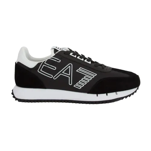 Emporio Armani EA7 , Black Sneaker ,Black male, Sizes: