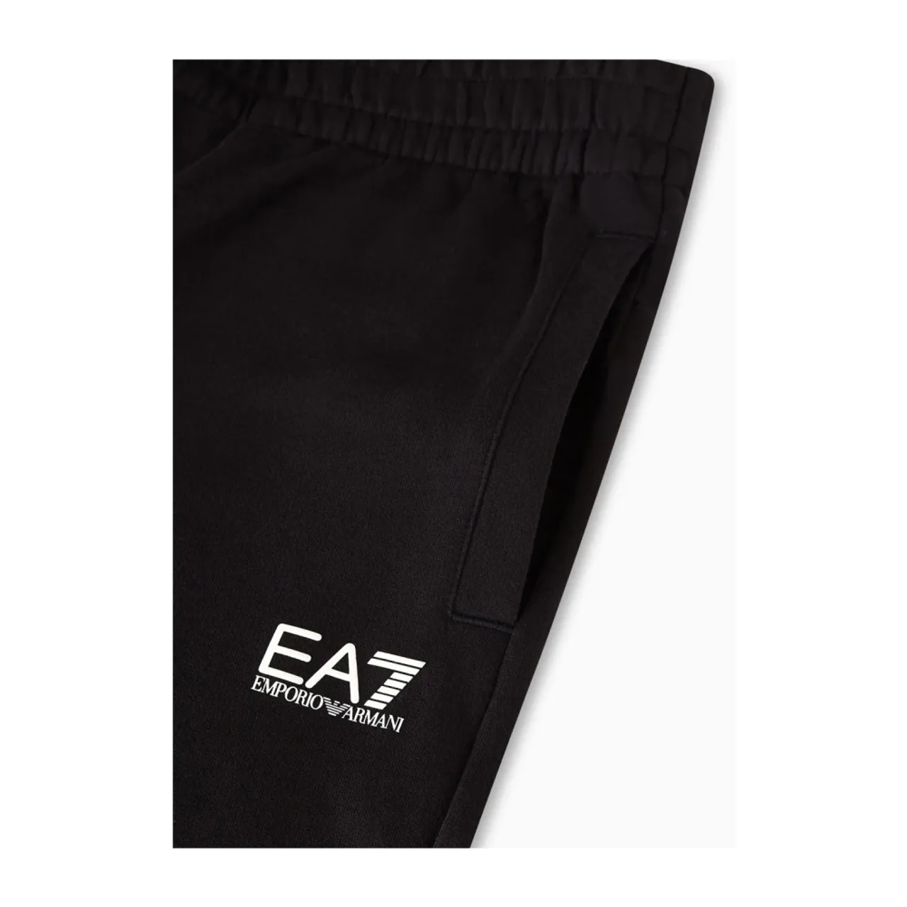 Emporio Armani EA7 , Black Sportswear Set for Men ,Black male, Sizes: