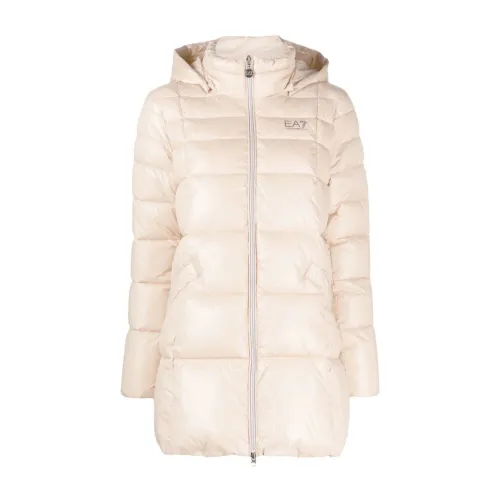 Emporio Armani EA7 , Caban coat ,Pink female, Sizes: