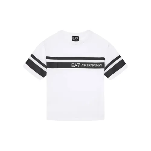 Emporio Armani EA7 , Casual Logo T-Shirt ,White male, Sizes: