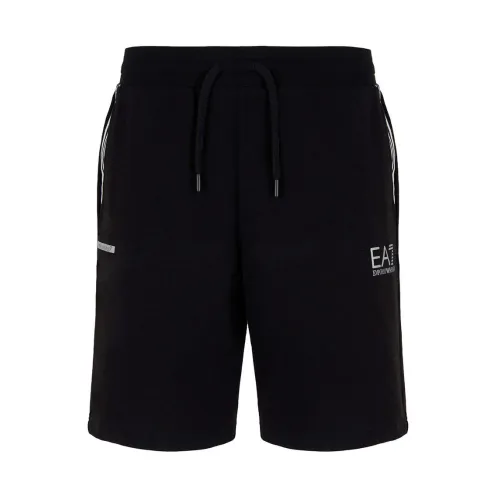 Emporio Armani EA7 , Casual Shorts ,Black male, Sizes: