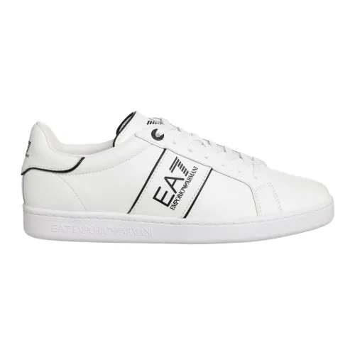 Emporio Armani EA7 , Classic Sneakers ,White male, Sizes: