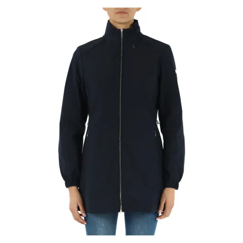 Emporio Armani EA7 , Coats ,Blue female, Sizes: