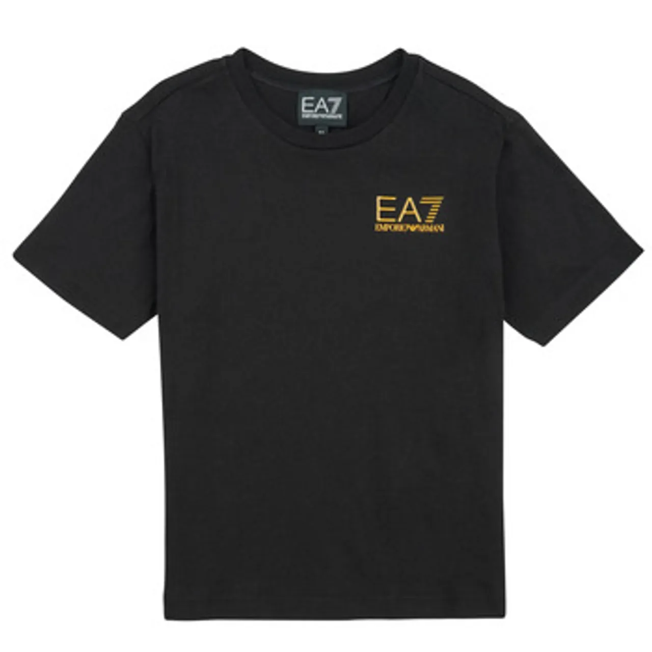 Emporio Armani EA7  CORE ID TSHIRT  boys's Children's T shirt in Black