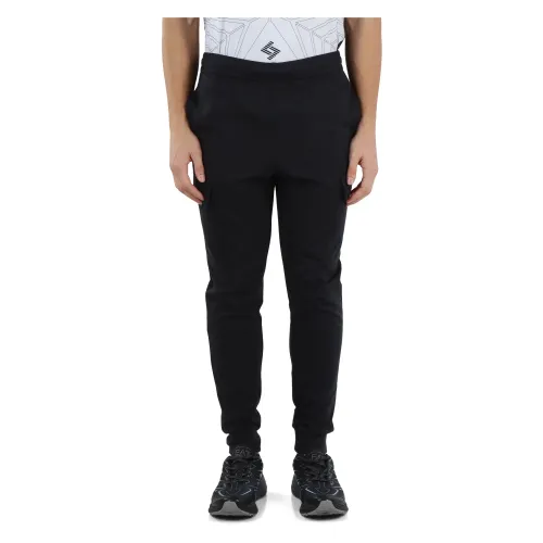 Emporio Armani EA7 , Cotton Cargo Pocket Sport Pants ,Blue male, Sizes:
