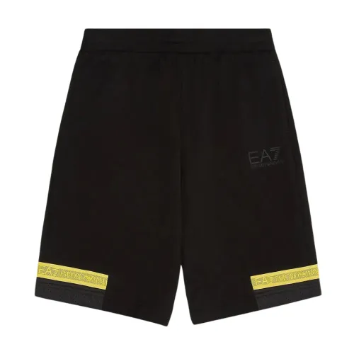 Emporio Armani EA7 , EA7 Shorts Black ,Black male, Sizes: