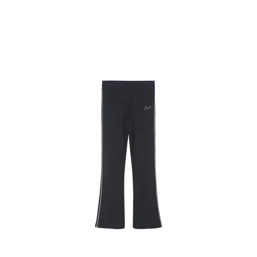 Emporio Armani EA7 , Flare Pants ,Black female, Sizes: