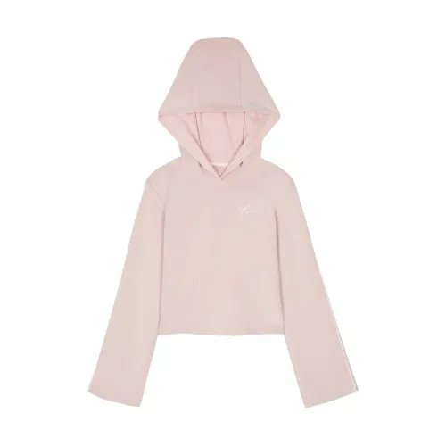 Emporio Armani EA7 , Hooded Sweatshirt ,Pink female, Sizes: