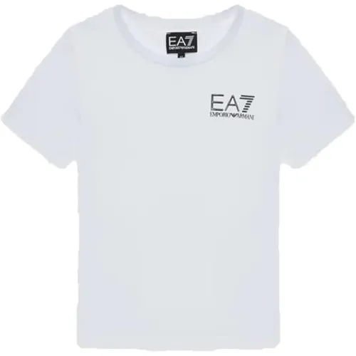 Emporio Armani EA7 , Identity T-shirt ,White female, Sizes: