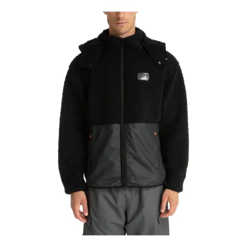 Emporio Armani EA7 , Jacket ,Black male, Sizes: