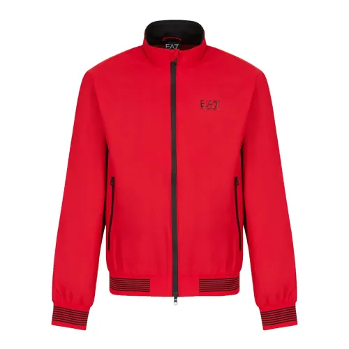 Emporio Armani EA7 , Jackets ,Red male, Sizes: