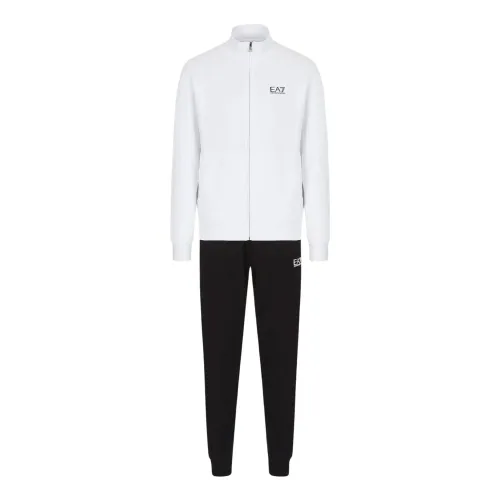 Emporio Armani EA7 , Jumpsuits ,White male, Sizes: L, M, S