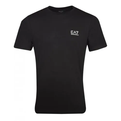 Emporio Armani EA7 , Logo T-shirt ,Black male, Sizes: