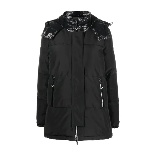 Emporio Armani EA7 , Mountain winter jacket ,Black female, Sizes: