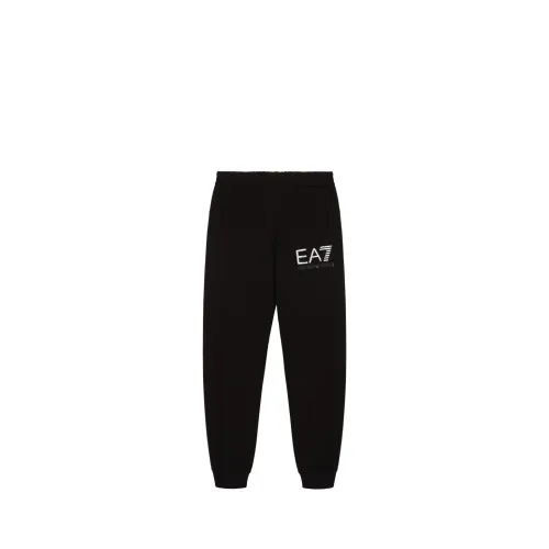 Emporio Armani EA7 , Printed Sport Pants ,Black female, Sizes: