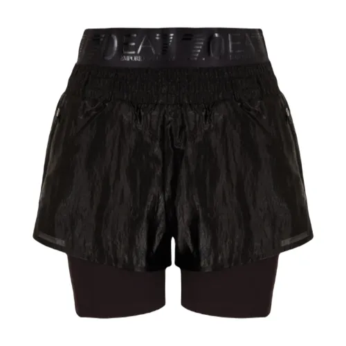 Emporio Armani EA7 , Shorts ,Black female, Sizes:
